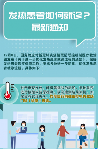 發(fā)熱患者如何就診？最新通知